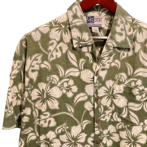 CS Sport Hawaiian Style Shirt L - Picture 2 of 6